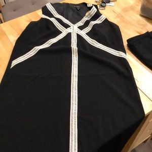 Black and white summer dress